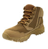 ALTAI Brown Hiking Waterproof Side Zip 6" Boots (MFH200-ZS)