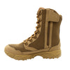 ALTAI Brown Hunting Waterproof Zip Up 8" Boots (MFH200-Z)