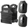 Spartan Armor AR550 Level III+ Active Shooter/Police Gear Plate Carrier Package