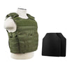 NcStar Expert Plate Carrier With 10"X12" Level IIIA Shooter's Cut 2x Hard Ballistic Plates