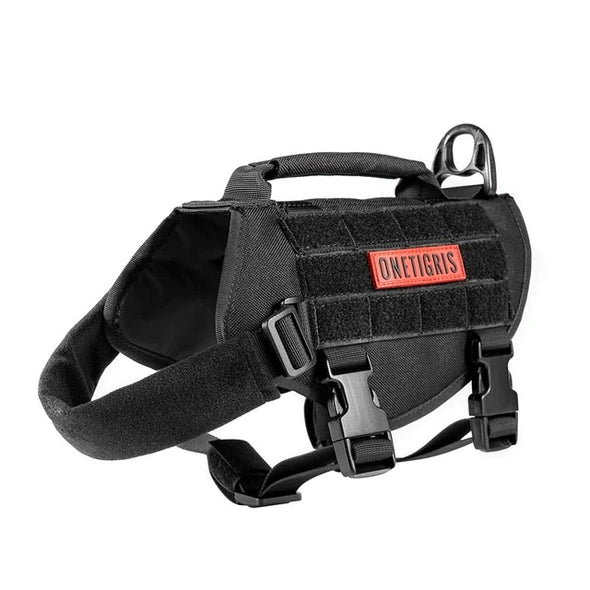 Tactical MOLLE Dog Harness for Small Dogs