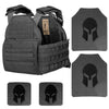 Spartan Armor Omega Level III+ AR550 Plates and Sentinel Plate Carrier Package