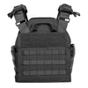 Back side of Spartan Armor Systems Legion XL Plate Carrier in Black