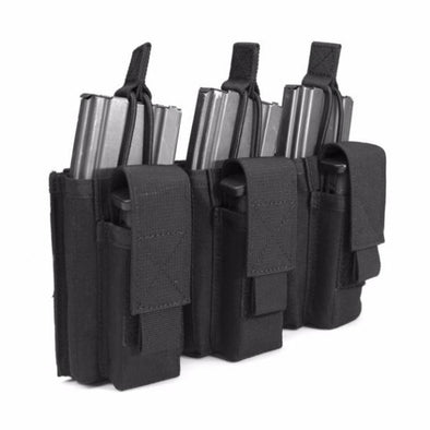 Warrior Assault Systems Triple Open 5.56mm & 9mm Mag Pouch