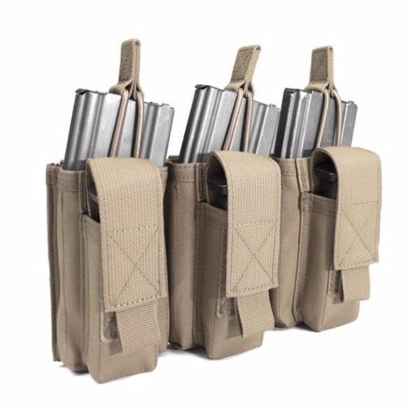 Warrior Assault Systems Triple Open 5.56mm & 9mm Mag Pouch