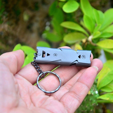 Aluminum High Frequency Survival Whistle