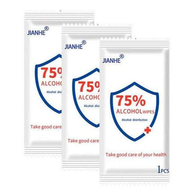 Cardio Partners Individual Packed Sanitizing Wipes 3 packs with 75% on each packaging