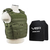 NcStar Expert Plate Carrier Vest With 10"X12" Level III+ PE Shooter's Cut 2x Hard Ballistic Plates