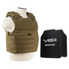 NcStar Expert Plate Carrier Vest With 10"X12" Level III+ PE Shooter's Cut 2x Hard Ballistic Plates