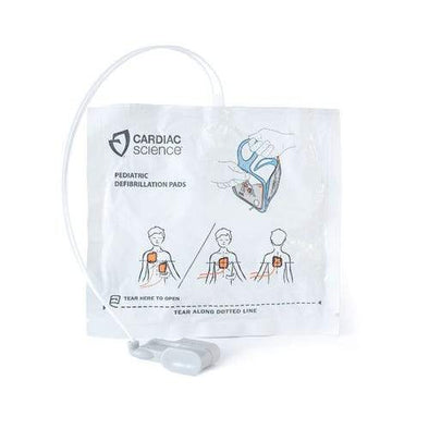 Cardio Partners Intellisense Pediatric Defibrillation Electrode Pads White Color with instructions how to use