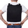 Model showing the back side of the Blade Runner Lightweight Stabproof / Bulletproof Vest – Threat Level II