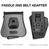 Tactical Scorpion Level II Paddle Holster: Fits EAA Witness Full Size Polymer