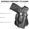 Tactical Scorpion Level II Paddle Holster: Fits Sig Sauer P320 Carry & Compact
