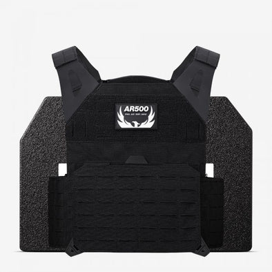 AR500 Armor Invictus™ Plate Carrier Build Your Own Body Armor Bundle in Black