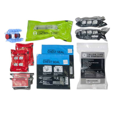 Combat Medical Medic Enhancement Resupply Blue, Green. Black, White, Red Pouches