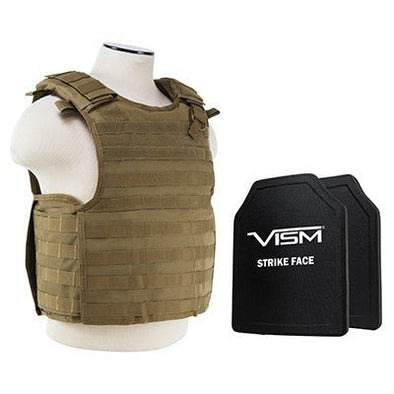 NcStar QR Carrier With 10"x12" PE Hard Plates - Bulletproof Zone