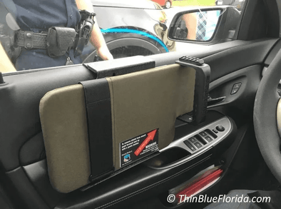 Police Ballistic Shield Riggs Shield™ LEO (Pistol) - Bulletproof Zone