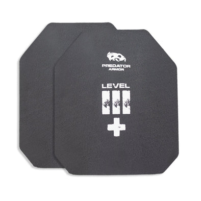Predator Armor Level III+ Shooters Cut Set of Two (Front & Back) - Bulletproof Zone