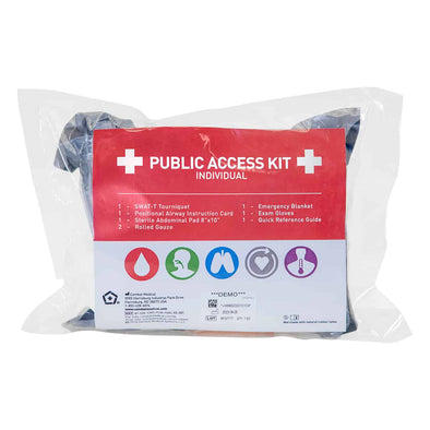 Combat Medical Mojo® Individual Public Access Kit Red and White Color