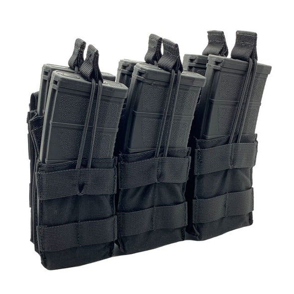 Shellback Tactical Triple Stacker Open Top M4 Mag Pouch - Bulletproof Zone