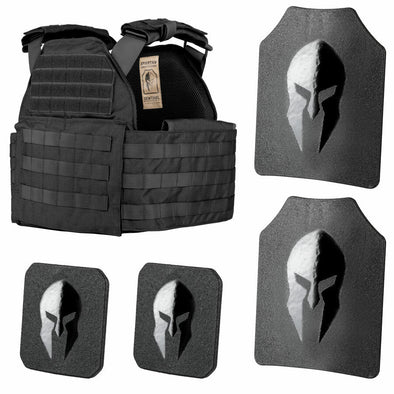 Spartan Armor Systems Omega™ AR500 Level III Body Armor and Sentinel Plate Carrier Package - Bulletproof Zone
