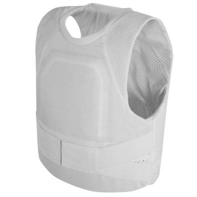 SafeGuard Armor Stealth PRO Concealed Bulletproof Vest Body Armor (Stab and Spike Proof Upgradeable) in White