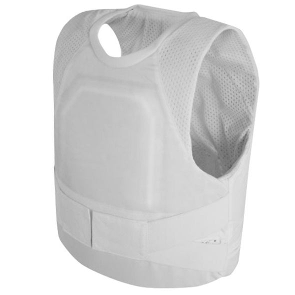 SafeGuard Armor Stealth PRO Concealed Bulletproof Vest Body Armor (Stab and Spike Proof Upgradeable) in White
