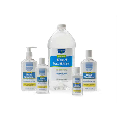 Combat Medical Water-Jel® Instant Hand Sanitizer (Dispenser Bottles) Pump and Squeeze bottles